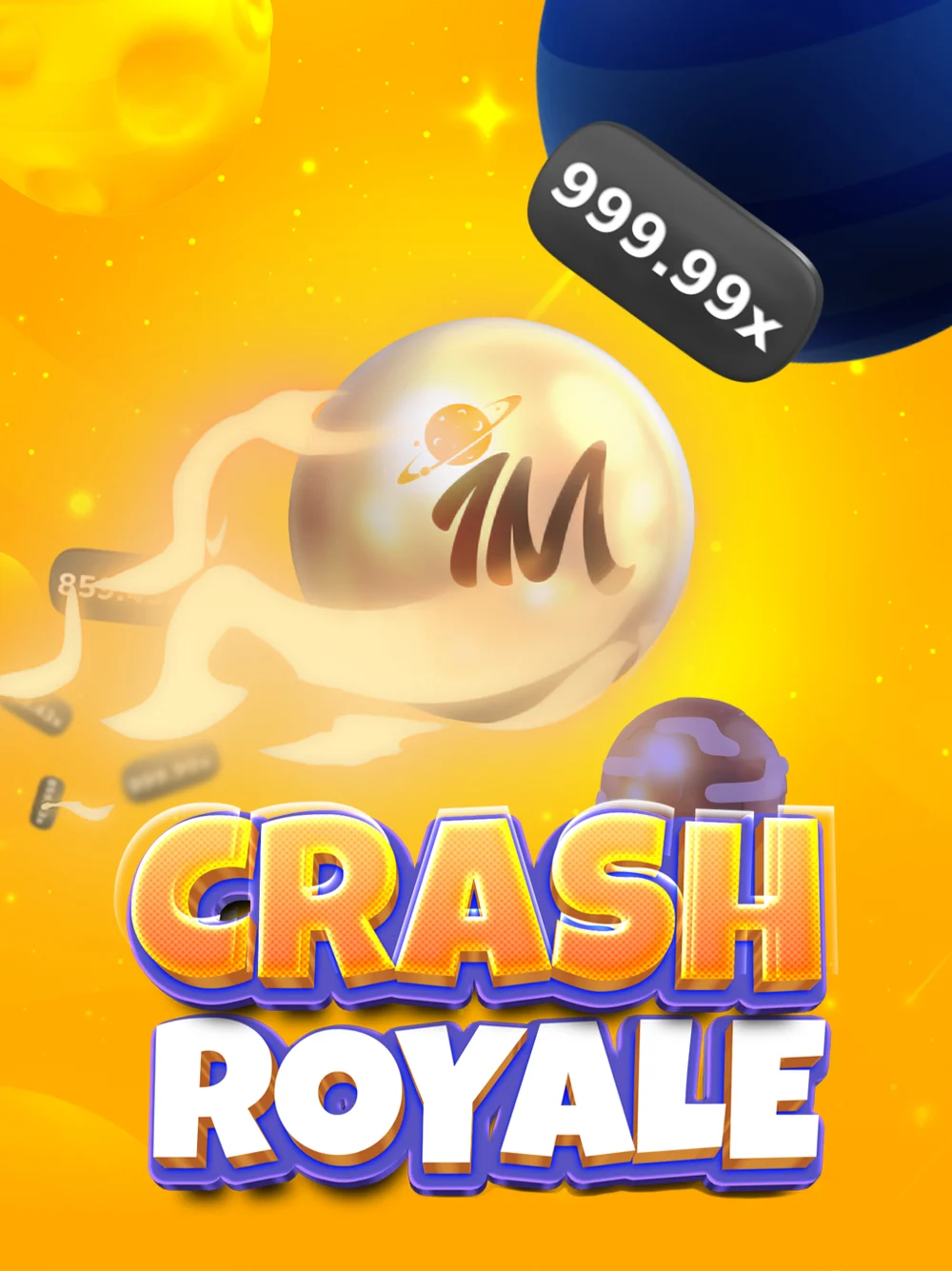 Juego crash de estilo competitivo con energía de torneo.