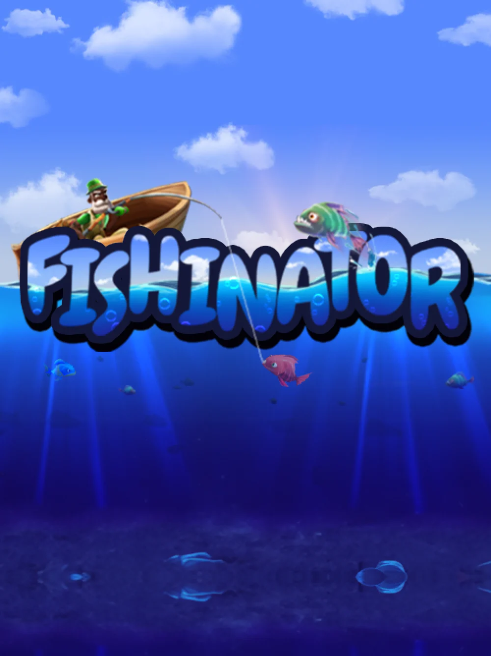 Juego de pesca arcade con recompensas rápidas y estilo divertido.